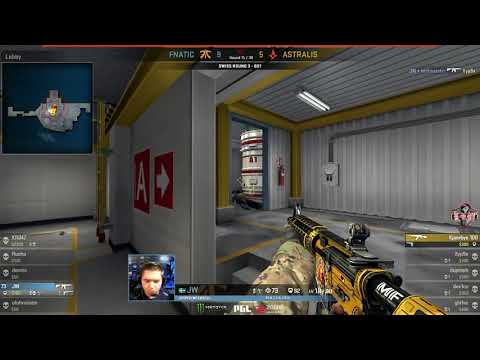 JW 1v3 clutch | Astralis vs Fnatic | PGL Major Kraków 2017 - Group stage | Nuke
