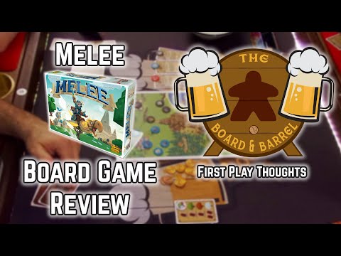 Board Game Review - Melee - First Play Thoughts