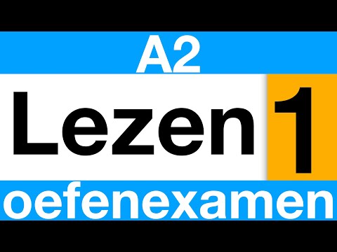 LEZEN A2 INBURGERING oefenexamen 1 2025 NT2 #inburgering  #examen  #nederlands