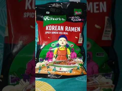 🍜 KNORR KOREAN KIMCHI RAMEN 🍜 #ramen #koreanramen #food