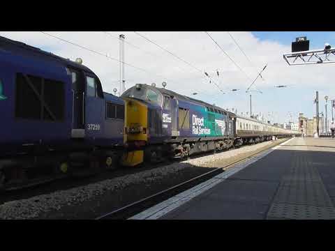 Class 37 Locos in 2017 -  A Video Compilation