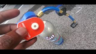 how to charge air conditioner in ure cars & semi truck👉#Freightliner #volvo #Kenworth #freon #ACPro