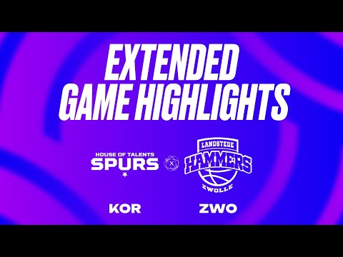 House of Talents Kortrijk Spurs vs. Landstede Hammers Extended Game Highlights