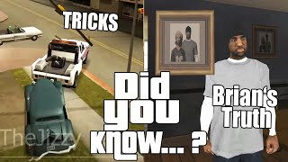 GTA San Andreas Secrets and Facts 25 Brian Johnson, Tricks, Ghost Car Mysteries