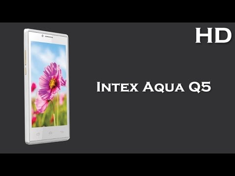 Intex Aqua Q5 with 4.5 Inch Display 1600mAh battery, 1GB RAM, Android 4.4