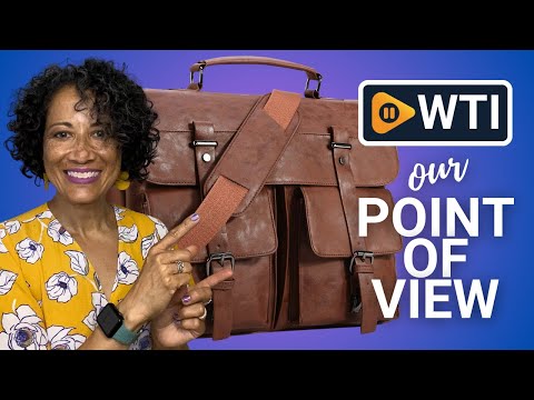 Leather Messenger Bag for Men - WTI product video review