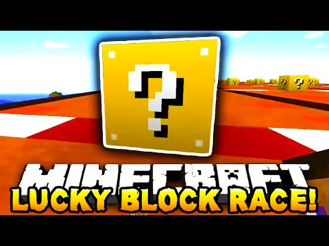 Minecraft LUCKY BLOCK RACE! #5 (Crazy Race Game) - w/ THE PACK!
