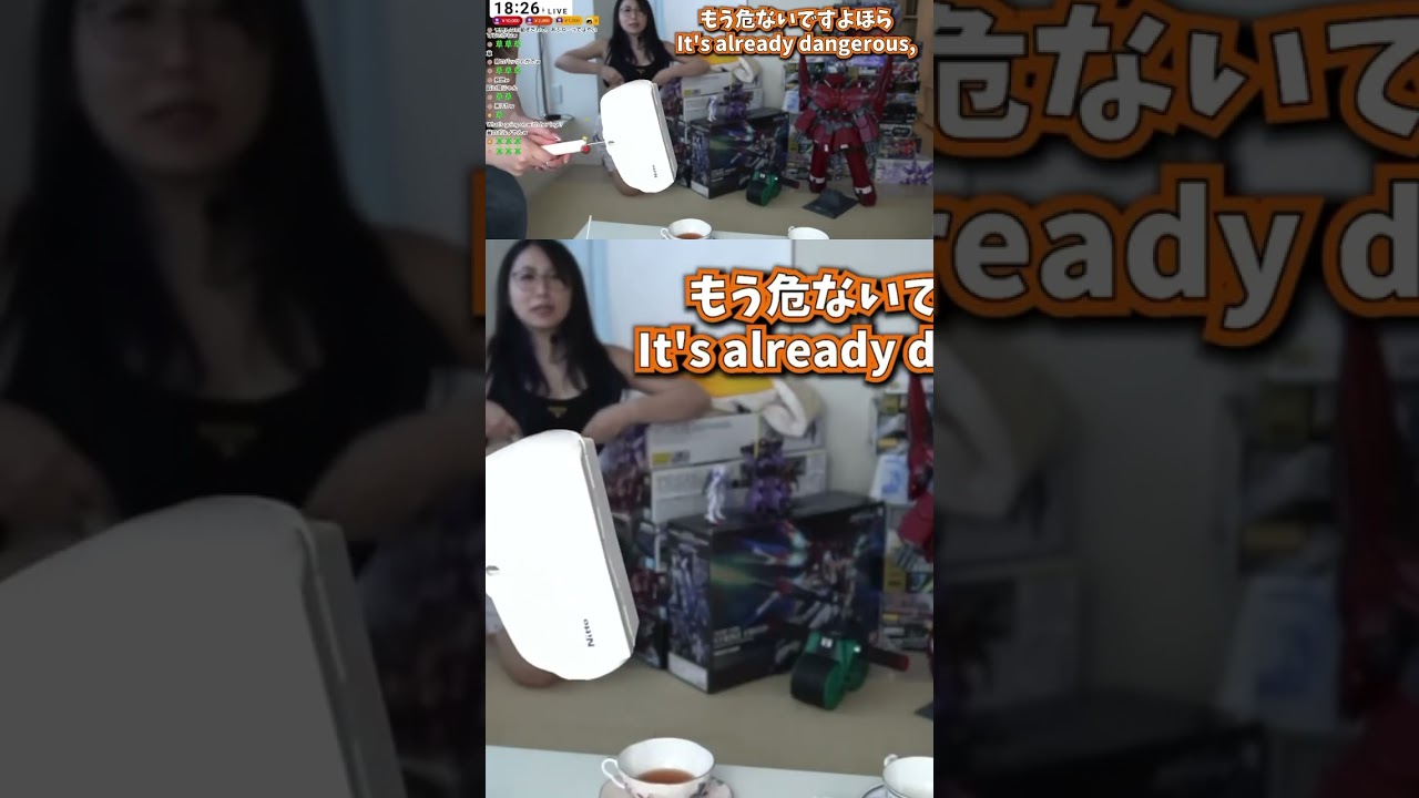 佐山愛とksnoの斬新なモザイク　#kson #切り抜き#佐山愛