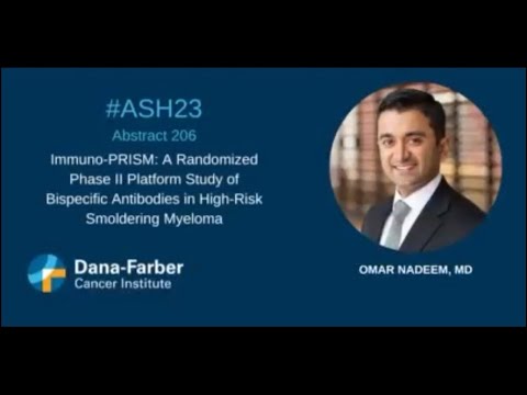 Omar Nadeem, MD, discusses Immuno-PRISM trial