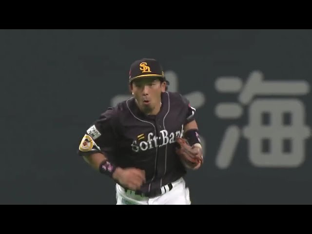 【5回裏】ホークス・松田 素早い反応で追加点を防ぐ!! 2017/7/9 F-H