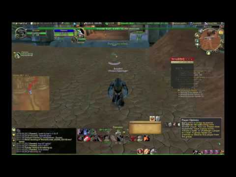 Lvl 1 Rogue (twink) vs Lvl 21 Warrior (no gear)