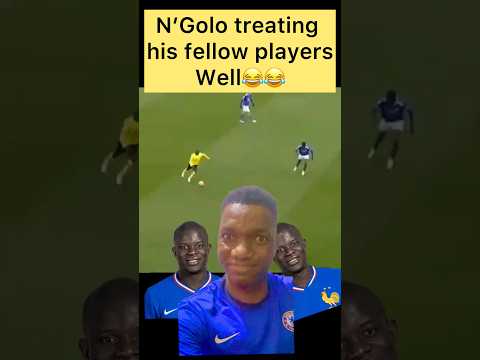 Ngolo Kante treating his fellow players well #chelseafc #chelsea #footballlovers #footballfans