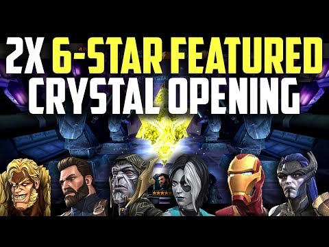 2x 6-Star FEATURED Crystal Opening - Marvel Contest of Champions