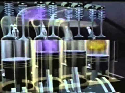 Funcionamento Do Motor Em 3D   Acompanhe os 4 tempos de um motor