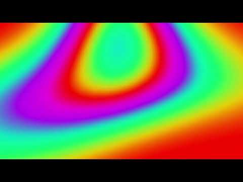 Psychedelic Colorful Ambient Waves - Trippy Blurred Video Background Animation (1 Hour /No Sound)