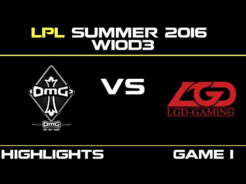 OMG vs LGD Game 1 Highlights Tencent LPL Summer 2016 W10D3 OMG vs LGD Gaming   LGD vs OMG