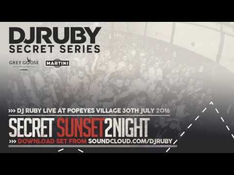 DJ Ruby live at Secret Sunset 2 Night Party, Popeye's Village Malta,  30.07.16