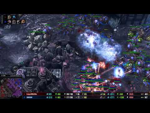 Starcraft 2 - PvZ - DOWN TO THE LAST UNIT?! - MaNa vs Stephano on Lost and Found