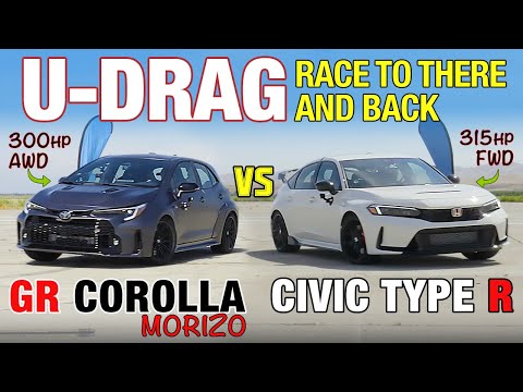 U-DRAGS: Civic Type R vs. GR Corolla Morizo