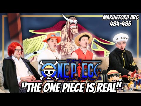 THE ONE PIECE IS REAL🐐...One Piece Marineford Episodes 484-485 | FIRST TIME REACTION