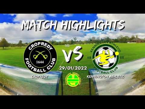 Cropredy  vs Kennington Athletic - MATCH HIGHLIGHTS 29/01/2022