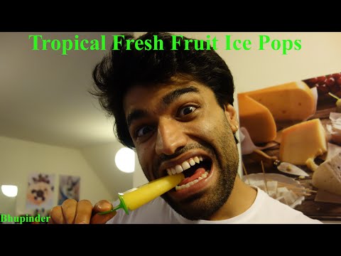 How To Make Tropical Fresh Fruit Ice Pops
