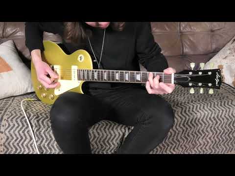 Aria Pro II Gold Top Les Paul p90s '56 Reissue, late 90's | Reverb