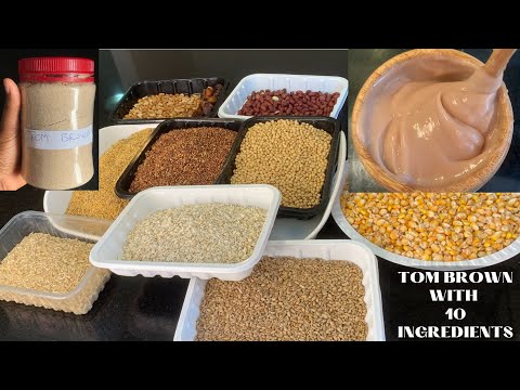 How To Make Tom Brown Cereal For Weight Gain| Baby Weight Gain Food