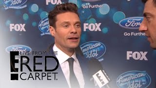 Ryan Seacrest Gets Emotional Over "Idol" Finale | Live from the Red Carpet | E! News