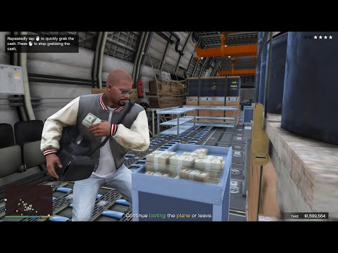 GTA 5 - Military Base Heist + Ten Star Escape