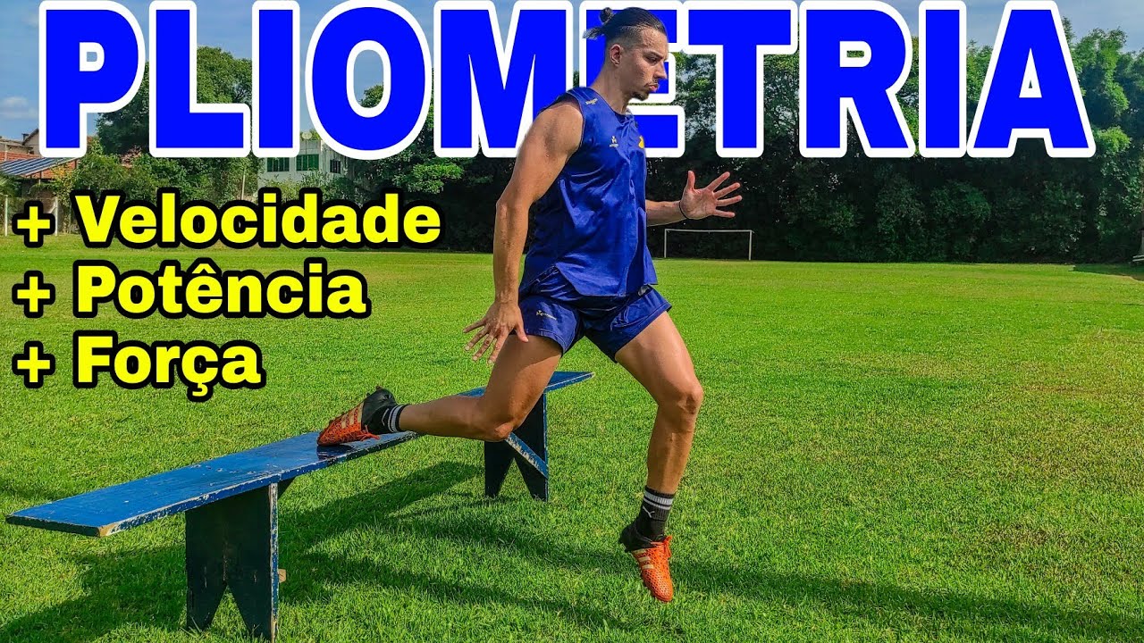 Como Melhorar a Força, Potência e Velocidade | Treino de Pliometria para Jogador de Futebol