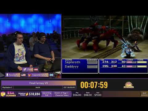 Final Fantasy VII [Any%] by Zheal - #ESASummer25
