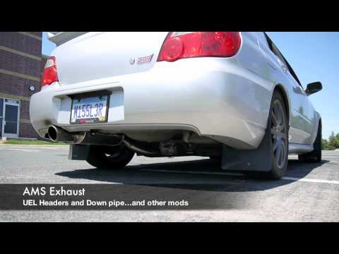 Subaru WRX STi Exhaust Switch Apexi to AMS