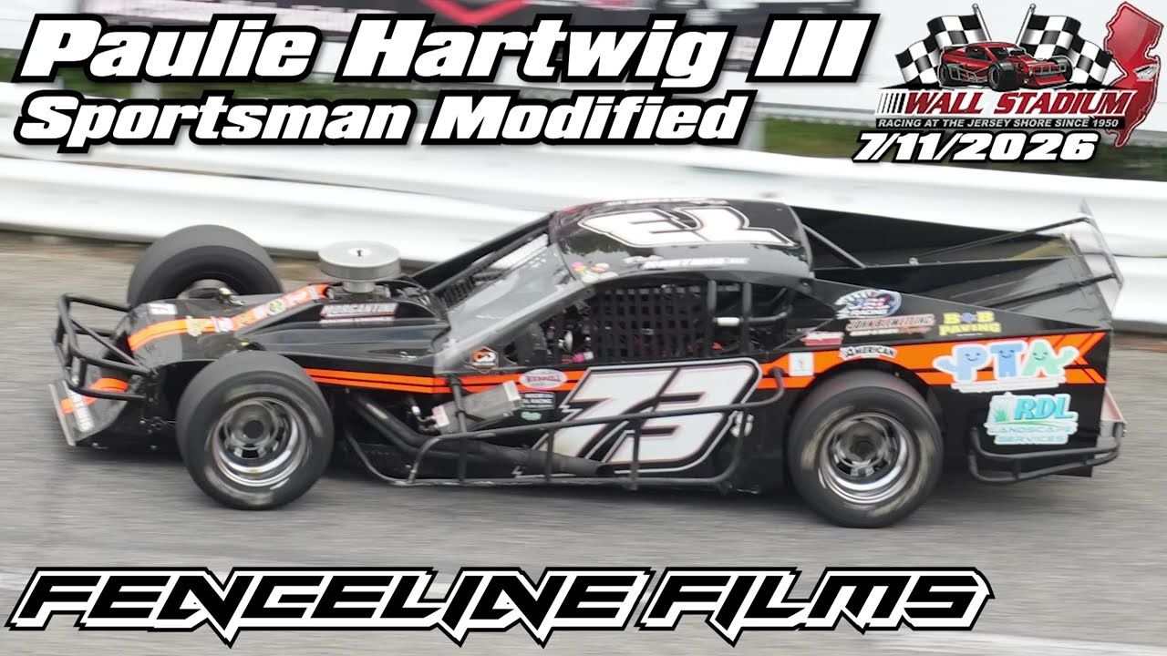 Paulie Hartwig III Sportsman Modified at Wall Stadium