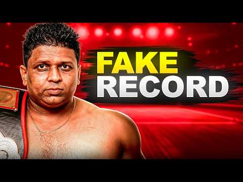 The Fake Record World Champion FRAUD (RIGGED FIGHTS)
