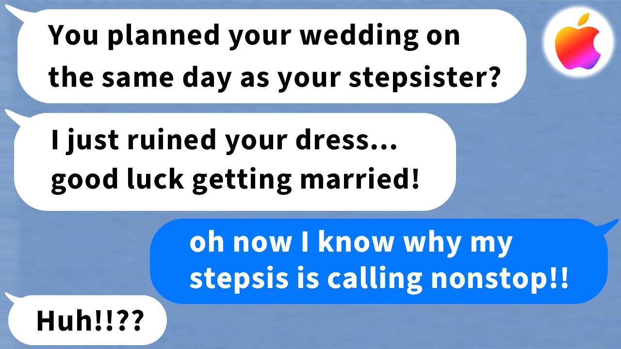 【Apple】Stepmom Ruins Her Daughter's Wedding Dress Thinking It's Mine on The Day of Our Wedding
