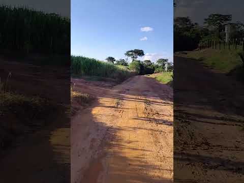Andando en bici por el campo en Brasil en Bilac, São Paulo.