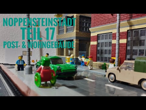 Noppensteinstadt - Teil 17 Post und Wohngebäude  // BlueBrixx Lego