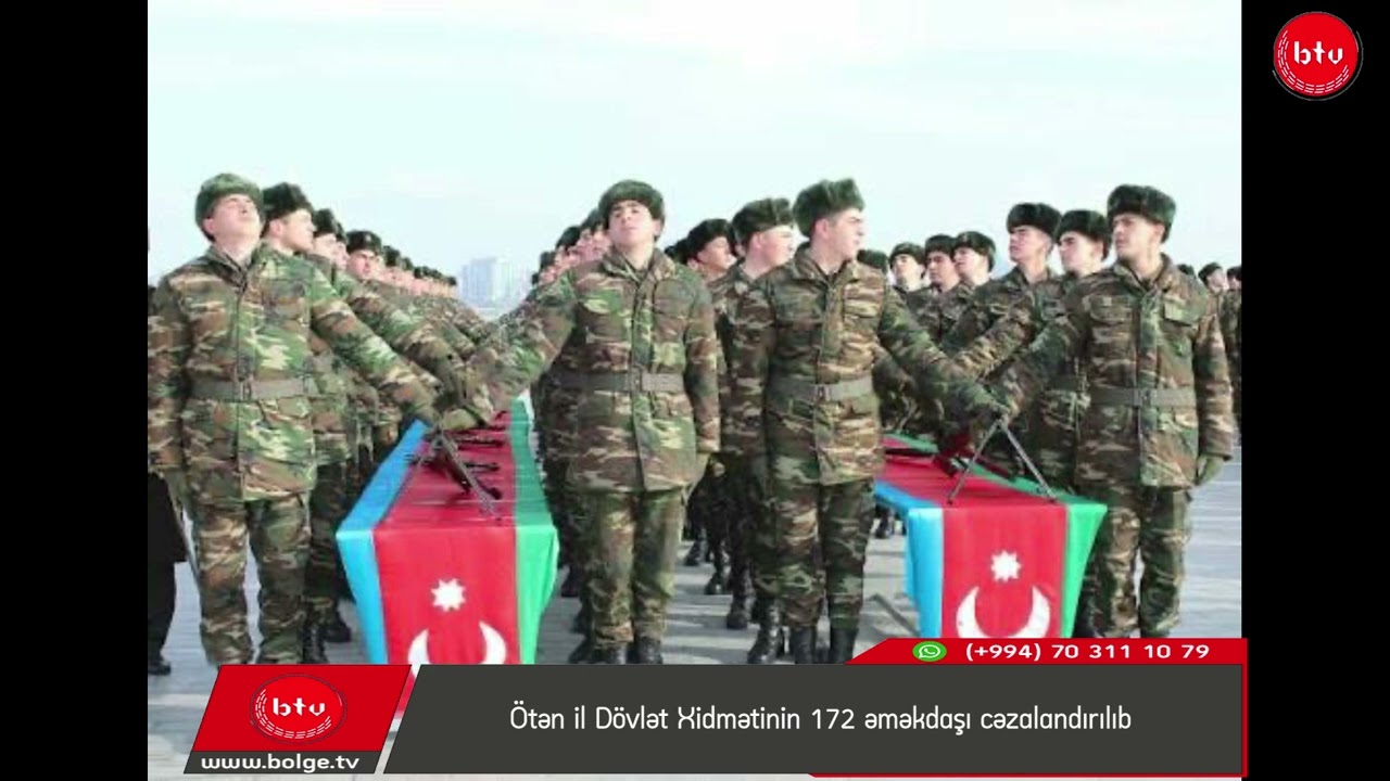 Ötən il Dövlət Xidmətinin 172 əməkdaşı cəzalandırılıb