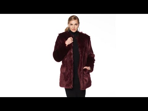 Wendy Williams Faux Russian Fox Jacket
