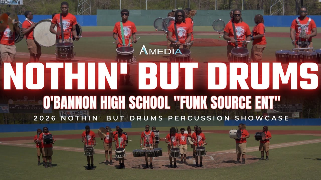 O'Bannon High School "Funk Source ENT" Drumline | 2026 Nothin' But Drums Showcase | 4K 🔥🎥🎬‼️