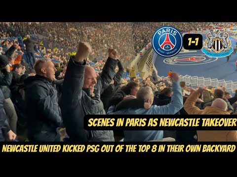 PSG 1-1 Newcastle away day vlog - NO ONE EXPECTED THIS HUGE CHAMPIONS LEAGUE UPSET !!!!