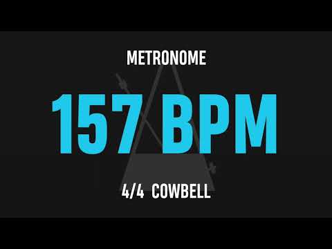 157 BPM 4/4 - Best Metronome (Cowbell)