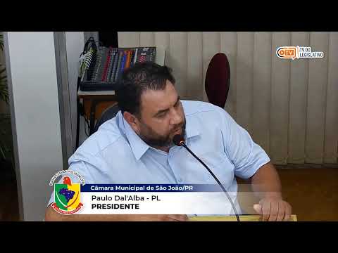 33ª SESSÃO ORDINÁRIA CÂMARA MUNICIPAL DE SÃO JOÃO-PR