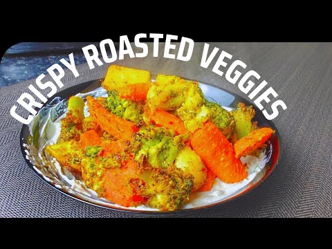 Crispy Roasted Vegetables | Easy Air Fryer Recipe| Healthy & Quick #airfryerrecipes #ektaskitchen