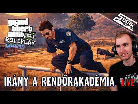 Irány a Rendőrakadémia - GTA 5 RolePlay #43 - Stark Galaxy2.0