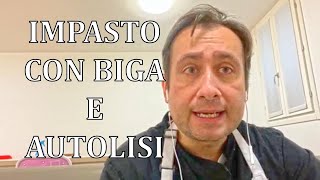 Impasto con BIGA e AUTOLISI
