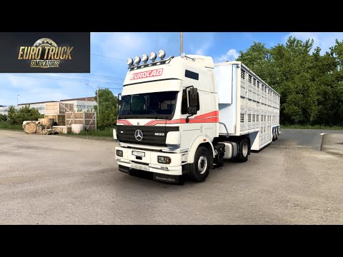 ETS2 1.47 | Erfurt(D) To Magdeburg(D) | Mercedes Benz SK | Gameplay