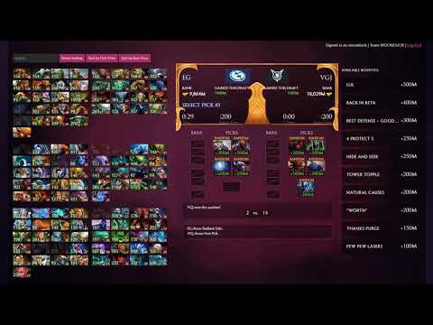 (Midas Mode) EG vs VG.J - Fastest draft