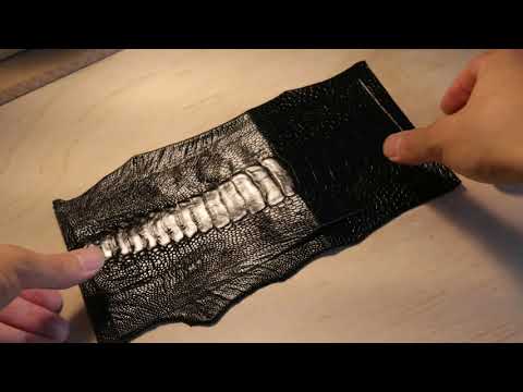Making Exotic Bi-Fold Wallet || A Leather Handmade Wallet